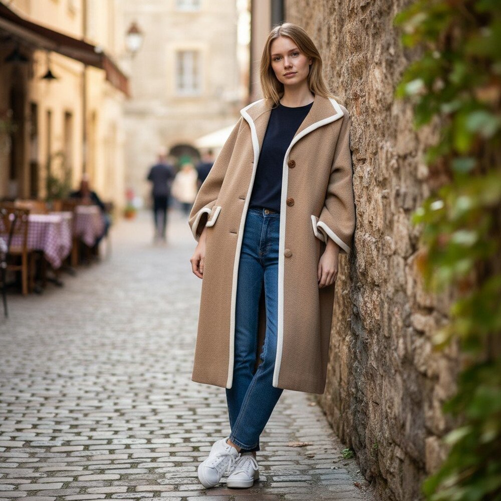 Vintage Virgin Wool Italian Coat